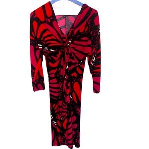 Gorgeous v neck flattering midi dress